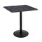 Holland Bar Stool Co 42" Tall In/Outdoor All-Season Table, 36" x 36" Square Black Steel Top OD214-2242BWOD36SQBlkStl - alternate 1